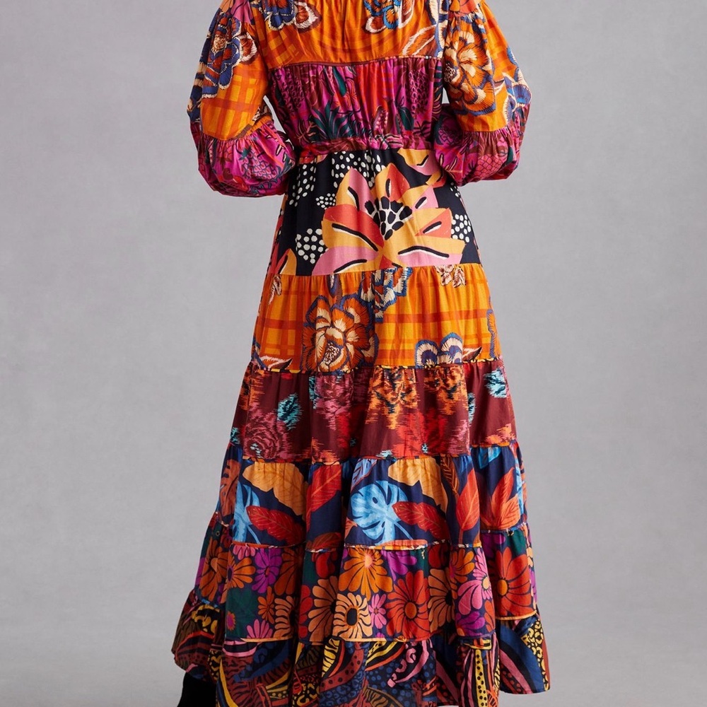 FARM Rio  Button-Front Maxi Dress - Picture 2 of 9